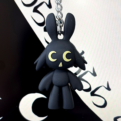 「ム責任集合体」3DPVC ラバーマスコットキーホルダー