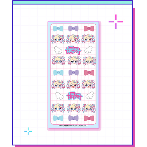 ニディガ ぷっくりシール 超てんちゃん