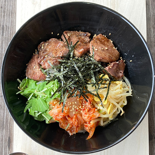 厚切り豚タン塩ビビンバ