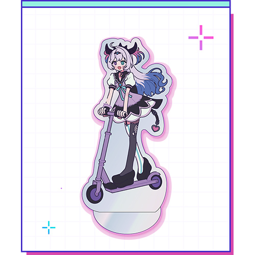 アクリルスタンド／パープル・ロリポップ（わき先生ver.）