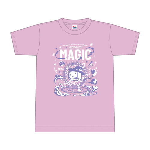 魔法使いニコニコテレビちゃんTシャツ　M/L/XLサイズ