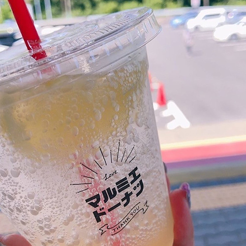 自家製シロップのレモネードソーダ