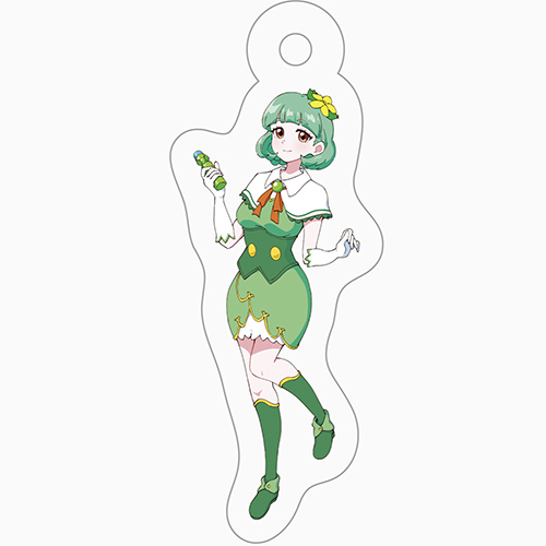 アクリルキーホルダー　緑樹めろん