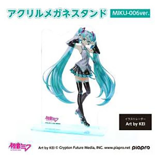 アクリルメガネスタンド　MIKU-006　（ナイロール）