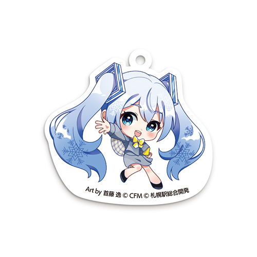 雪ミク in ＪＲタワー 2026 デフォルメアクリルキーホルダー