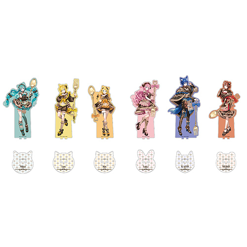 アクリルスタンド 全６種 初音ミク・鏡音レン・鏡音リン・巡音ルカ・KAITO・MEIKO