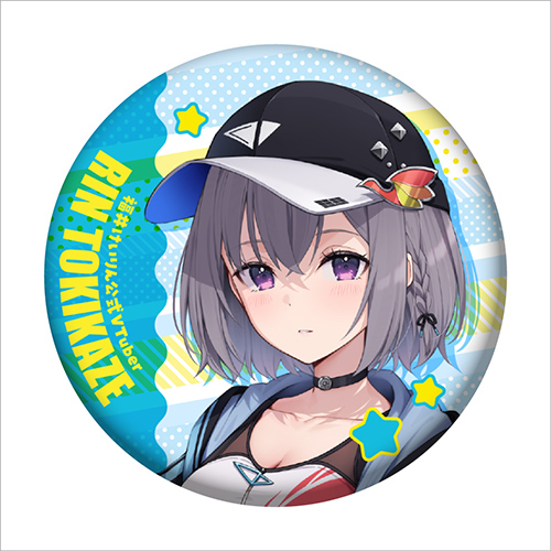 時風リン通常イラスト缶バッジ
