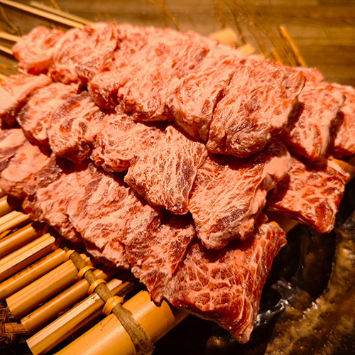 牛サガリステーキ串