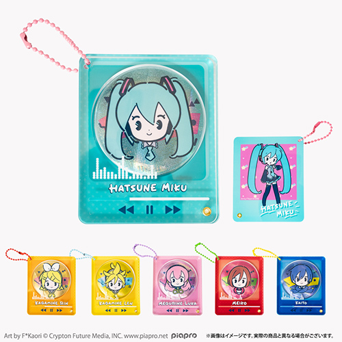 アクリル缶バッジケース　グリッター缶バッジセット（全6種）