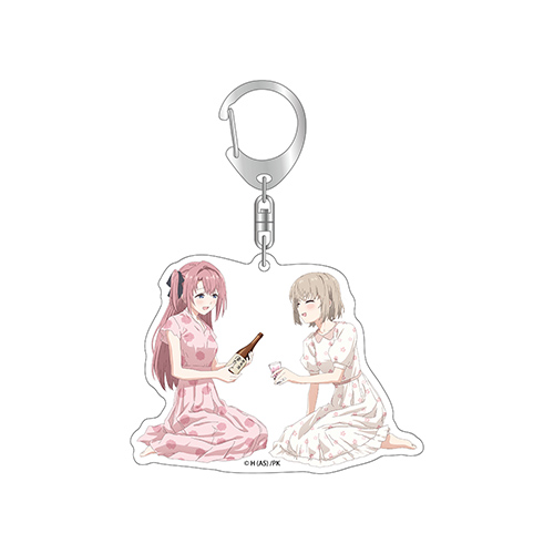 アニメ「上伊那ぼたん、酔へる姿は百合の花」アクリルキーホルダー