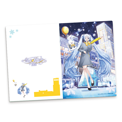 雪ミク in ＪＲタワー 2026 クリアファイル